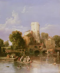 Aan de Rijn bij Keulen